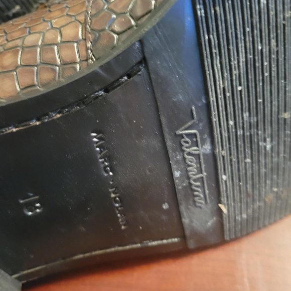 Marc Nolan Abe brown crocskin vegan size 13 - Picture 6 of 10